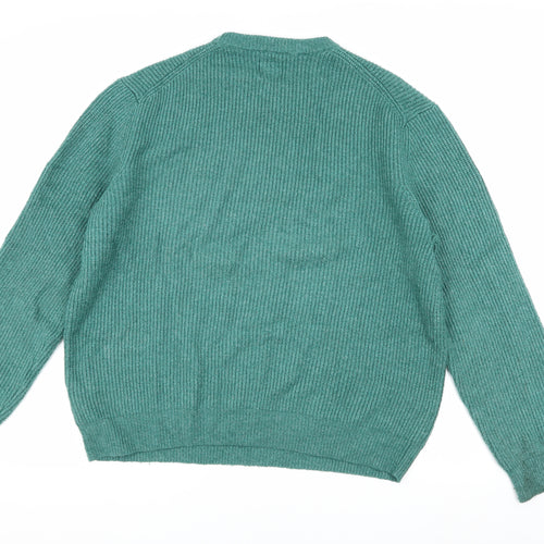 Marks and Spencer Men's Green XL Pullover Jumper