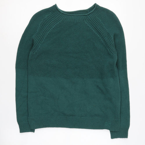 Crew Clothing Green Women's Jumper, Size 8, Relaxed Knit Style