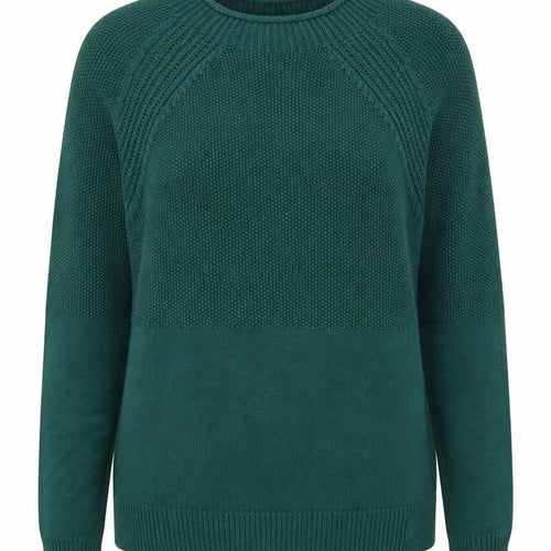 Crew Clothing Green Women's Jumper, Size 8, Relaxed Knit Style