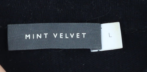 Mint Velvet Women's Black Star Jumper L