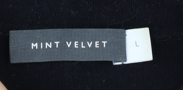 Mint Velvet Women's Black Star Jumper L
