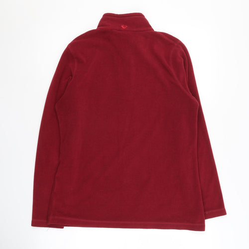 Regatta Women's Red Pullover Sweatshirt, Size 14, 1/2 Zip