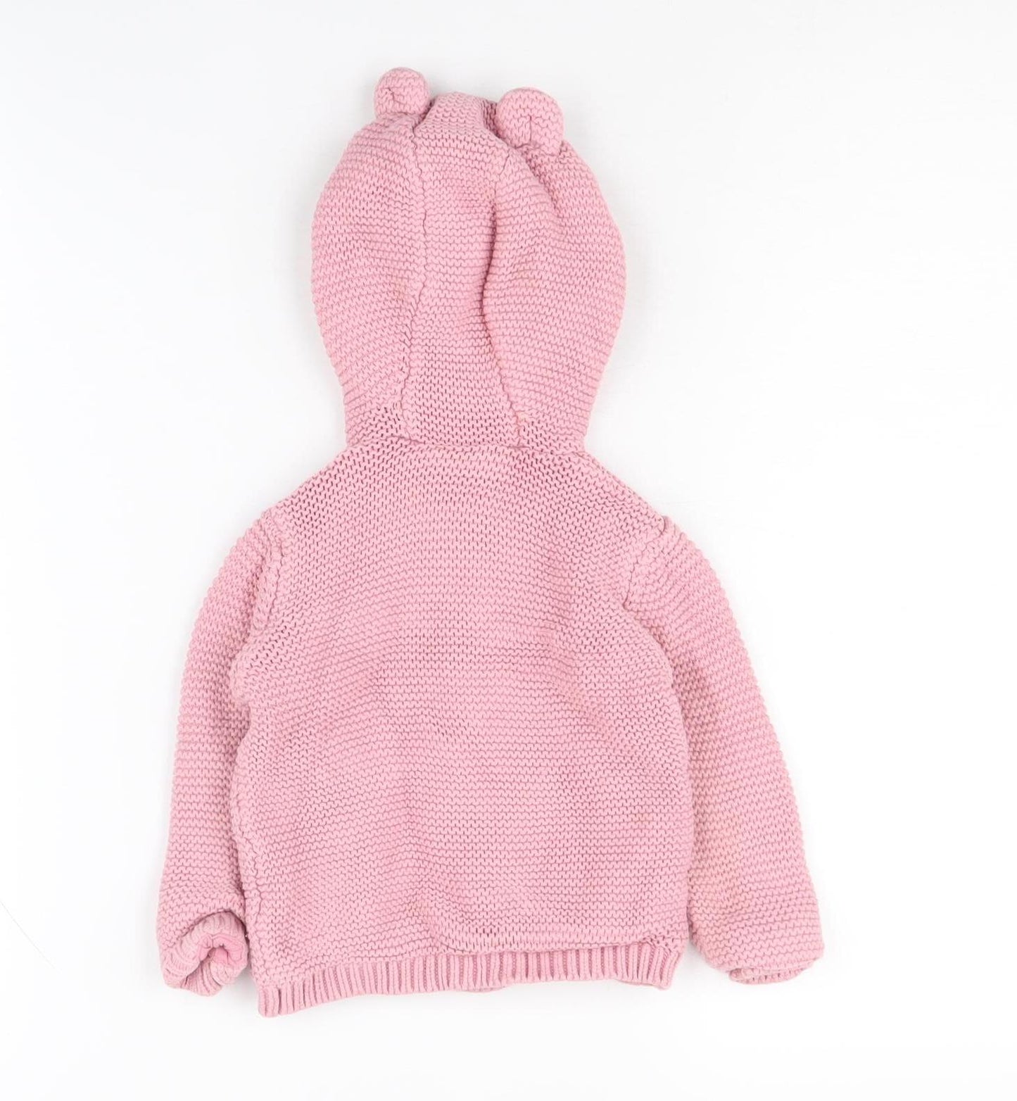 Marks and Spencer Pink Baby Jacket 12-18 Months Cotton