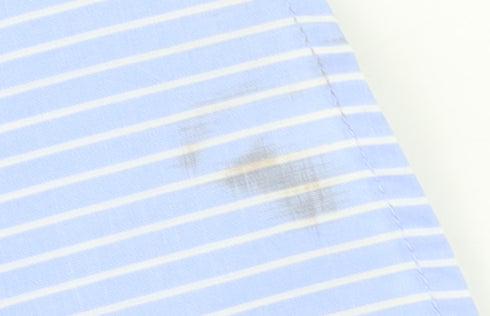 Greenwoods Men's Blue Striped Regular Fit Dress Shirt