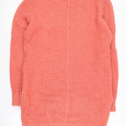 Reiss Women's Pink Jumper Dress M Knit Long Sleeve