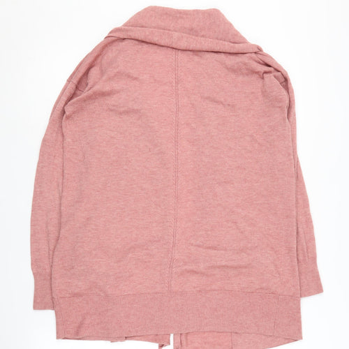Fat Face Women’s Pink Open Front Cardigan Size 12 Casual