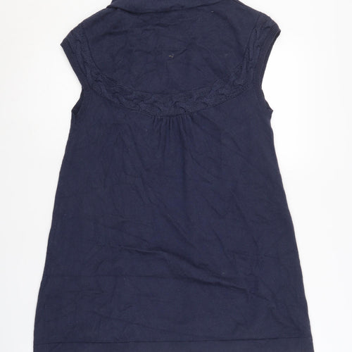 Marks and Spencer Women's Blue Open Front Vest Size 12