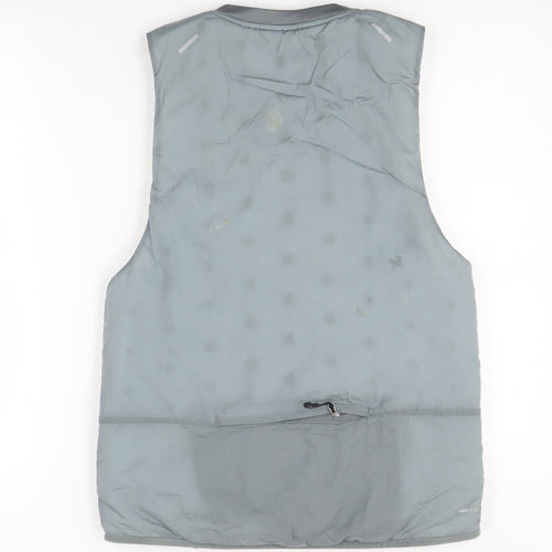 Nike Men's Small Grey Aerolayer Running Waistcoat