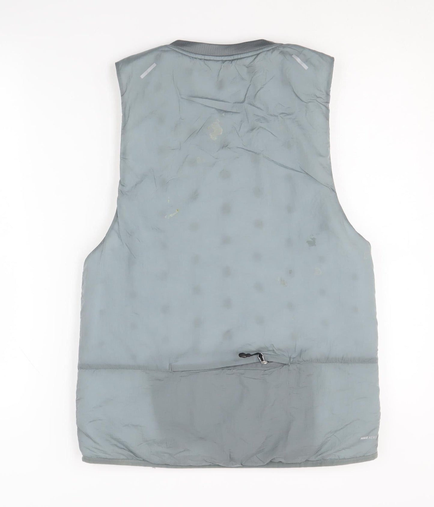 Nike Men's Small Grey Aerolayer Running Waistcoat