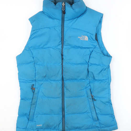 The North Face Women's Blue Puffer Waistcoat XS