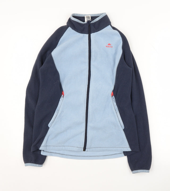 Quechua Girls' Blue Fleece Jacket 12-13 Years