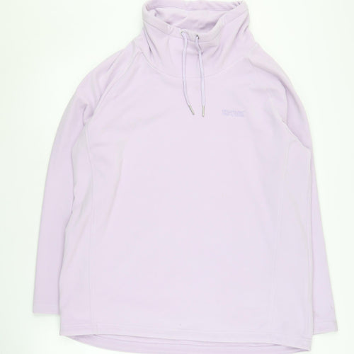 Regatta Women's Purple Hoodie Size 14 with Logo