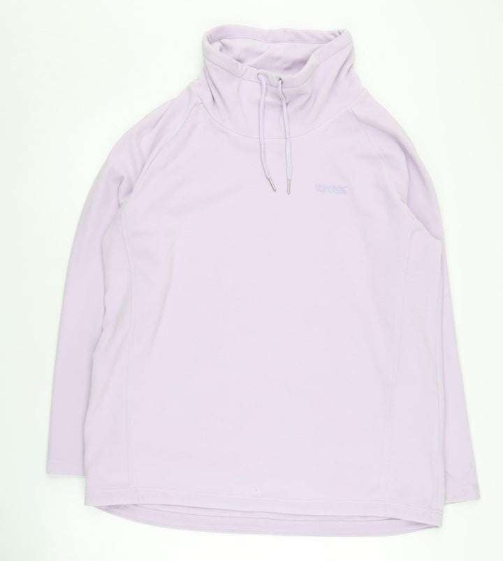 Regatta Women's Purple Hoodie Size 14 with Logo