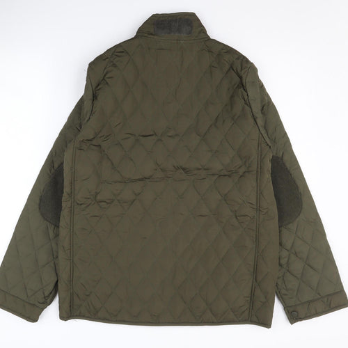 Howick Men's Green Quilted Jacket XL - Casual Style