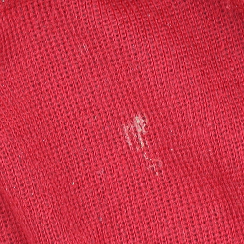 Gabicci Men's Red XL Wool Blend Pullover Jumper