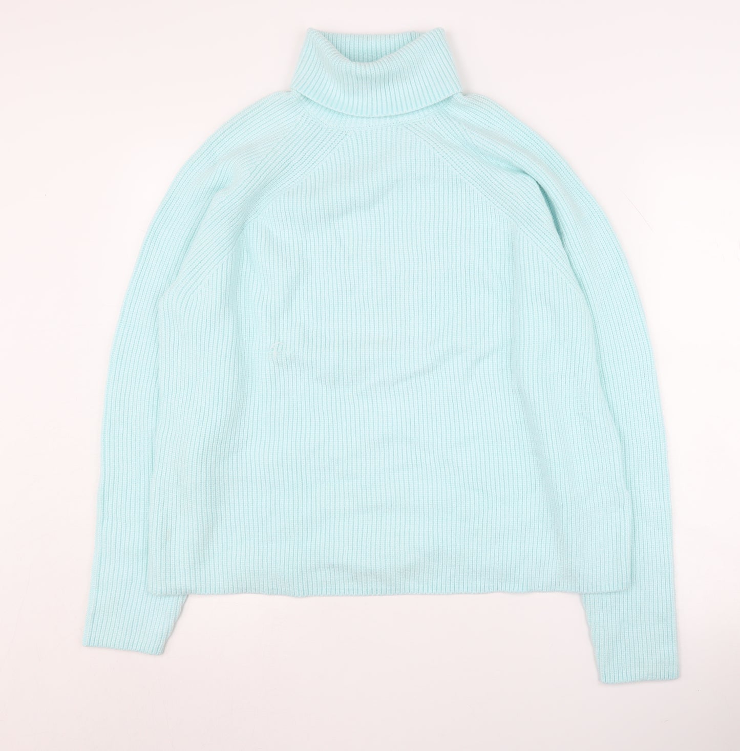 Marks and Spencer Women’s Blue Roll Neck Jumper L