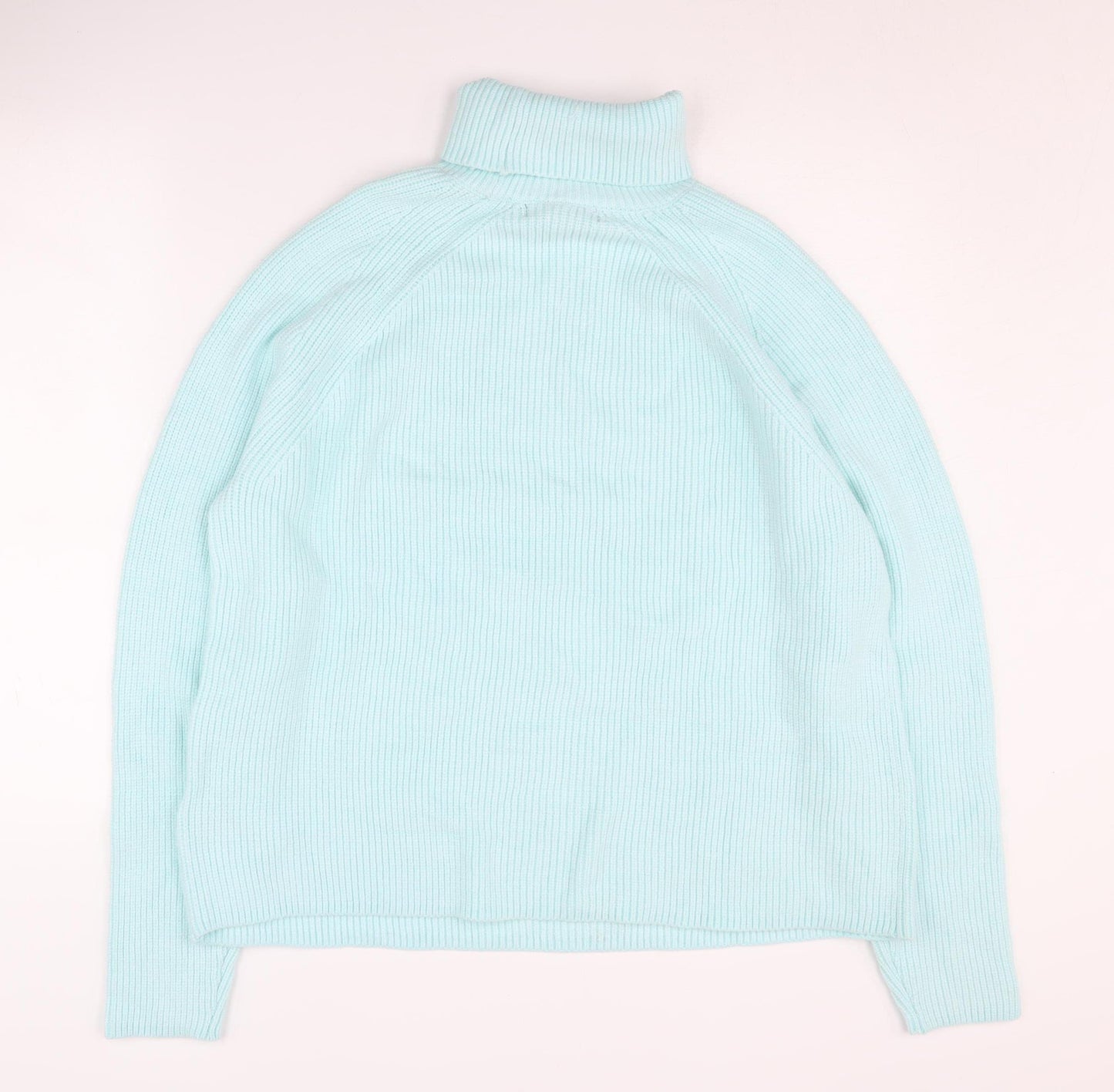 Marks and Spencer Women’s Blue Roll Neck Jumper L