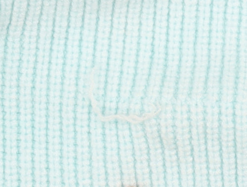 Marks and Spencer Women’s Blue Roll Neck Jumper L
