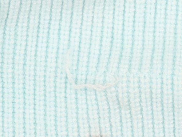 Marks and Spencer Women’s Blue Roll Neck Jumper L