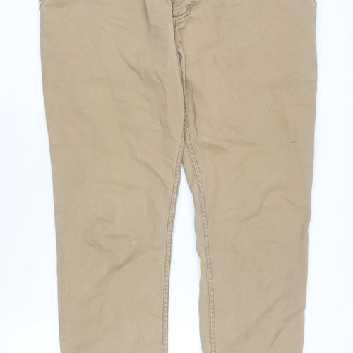 Firetrap Men's Beige Chino Trousers Size L