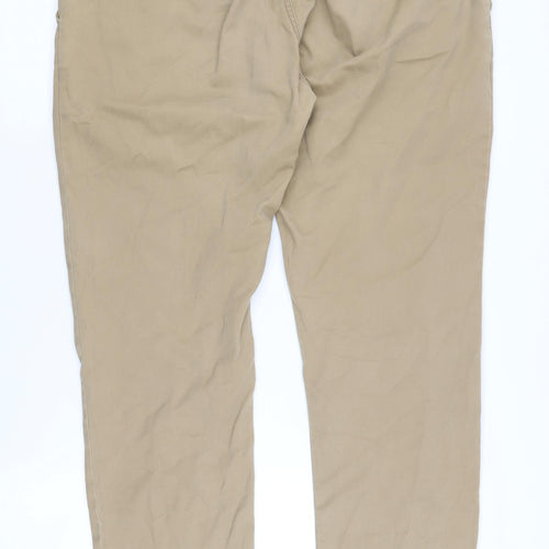 Firetrap Men's Beige Chino Trousers Size L