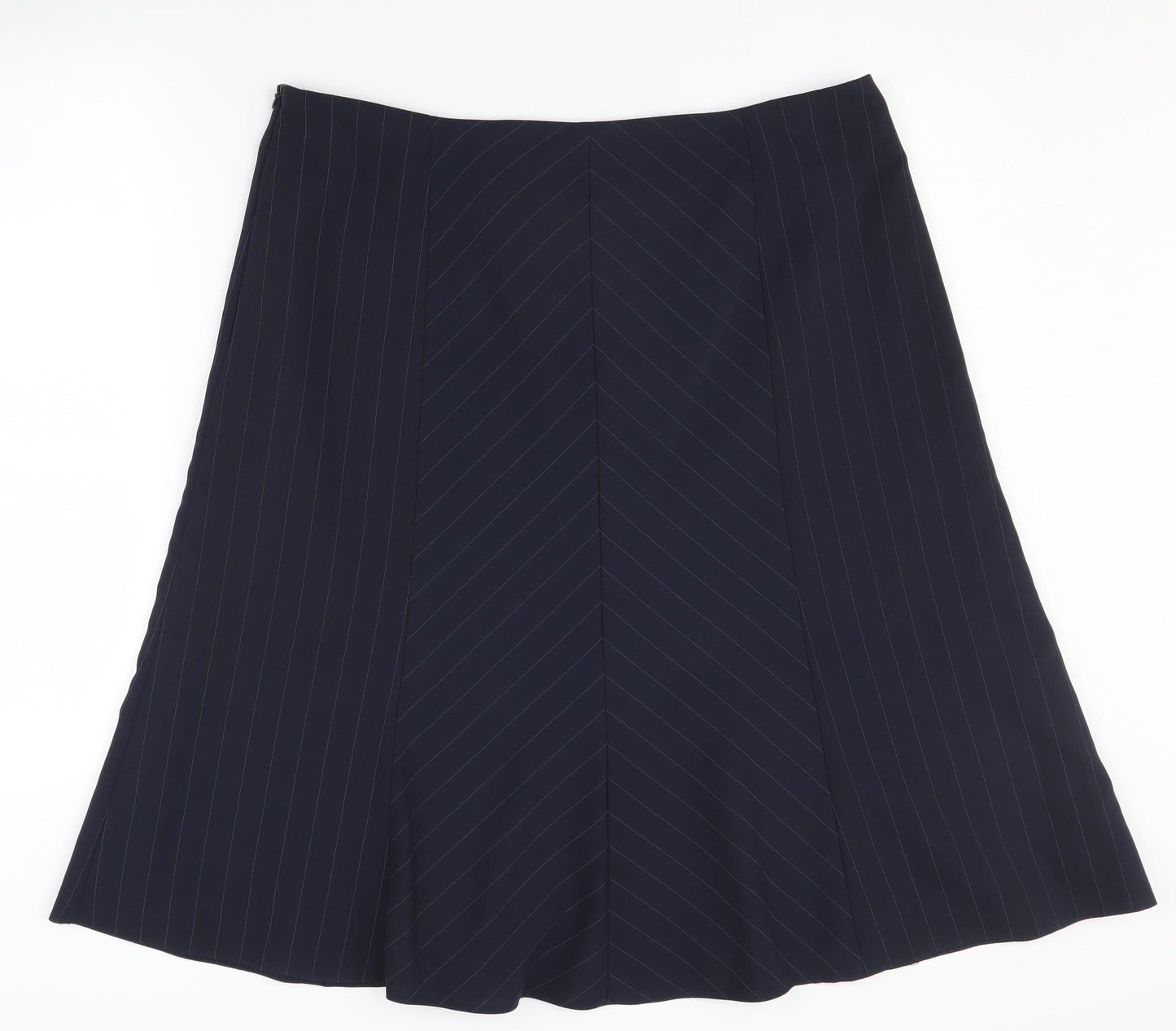 Bonmarché Women's Blue A-Line Skirt Size 16