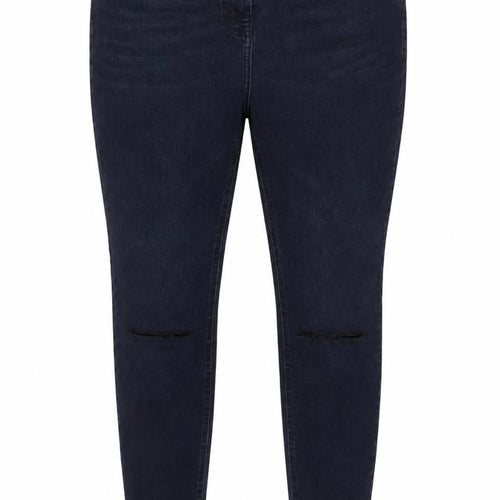 Next Women's Blue Skinny Jeans 14L Tall Mid Rise