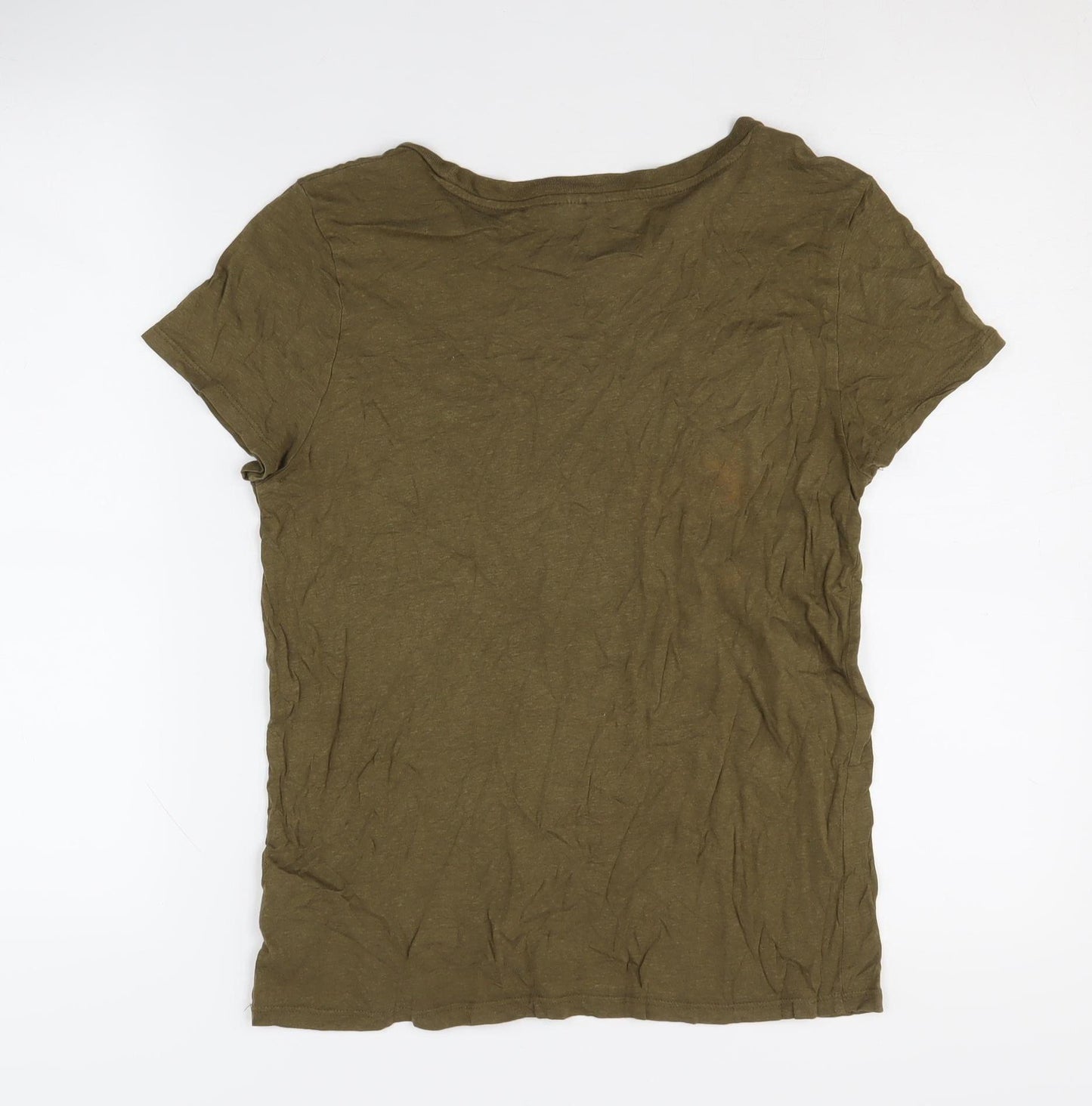 H&M Divided Women's Green Basic T-Shirt M