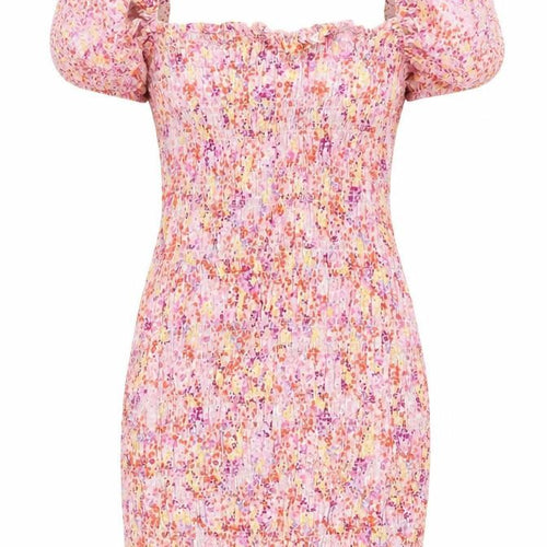 H&M Women's Floral Puff Sleeve Dress M