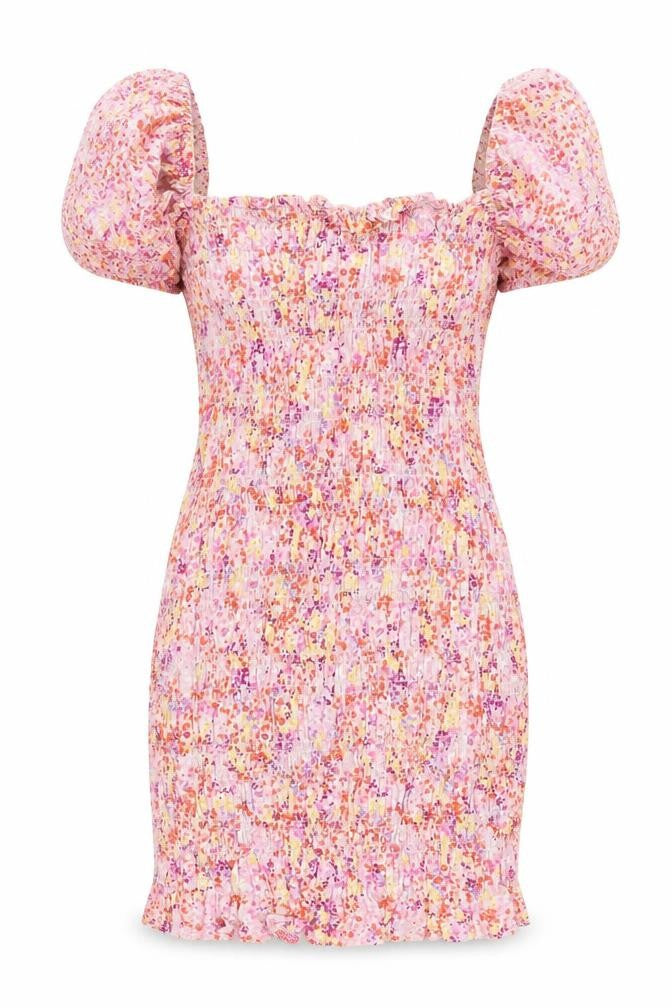 H&M Women's Floral Puff Sleeve Dress M