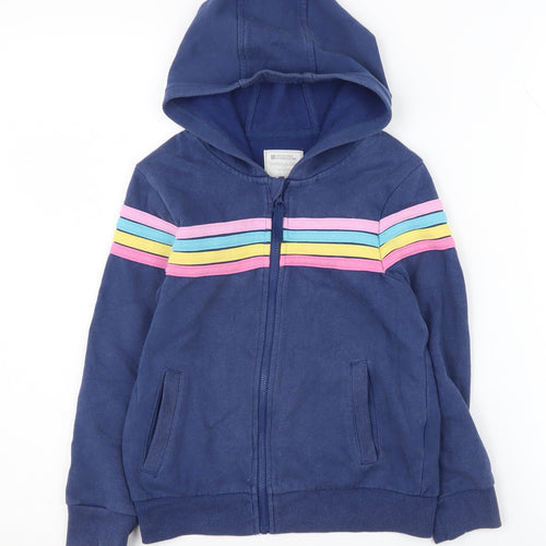 Mountain Warehouse Girls Blue Full Zip Hoodie 7-8 Years
