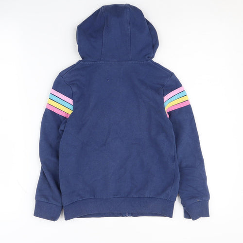 Mountain Warehouse Girls Blue Full Zip Hoodie 7-8 Years