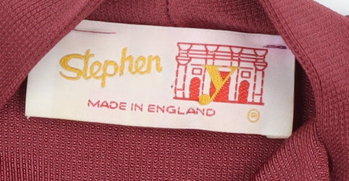 Stephen Women's Red XL Cardigan Button Detail