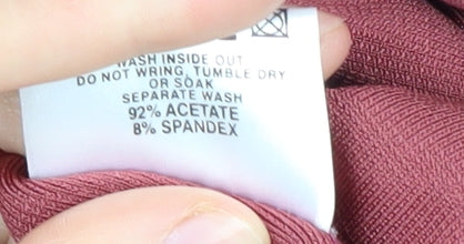 Stephen Women's Red XL Cardigan Button Detail
