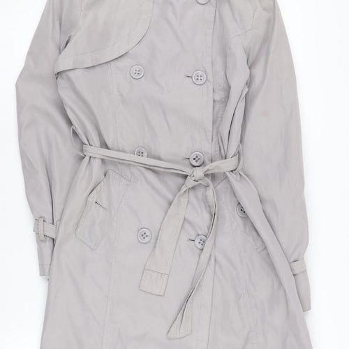 Fenn Wright Manson Women’s Grey Trench Coat Size 10