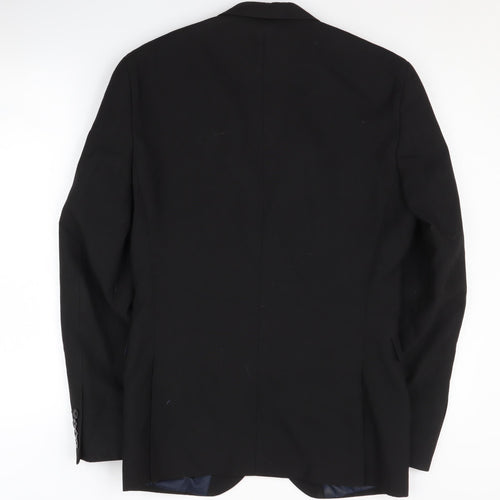 Next Men's Black Blazer, Size 36, Regular Fit