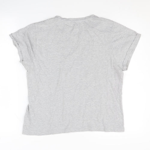 Disney Women's Grey Mickey Mouse Pyjama Top, Size 10-12