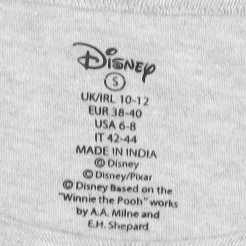 Disney Women's Grey Mickey Mouse Pyjama Top, Size 10-12