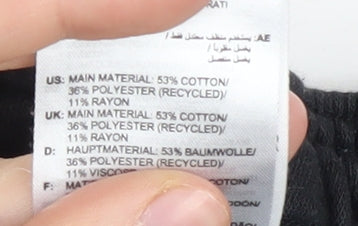 Adidas Boys Black Athletic Shorts, Size 7-8 Years