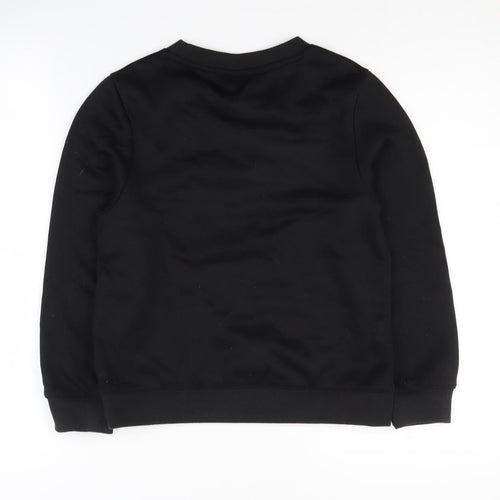 Slazenger Boys Black Crew Neck Sweatshirt 9-10 Years