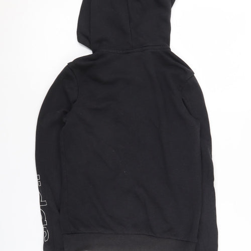 Adidas Boys Black Full Zip Hoodie 9-10 Years