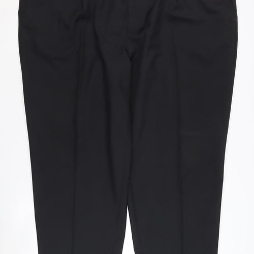 Duke London Men's Black Dress Pants 3XL