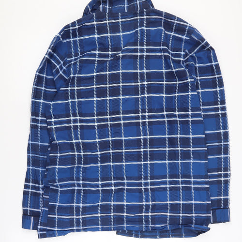 Strong Souls Men's Blue Plaid Pyjama Top S