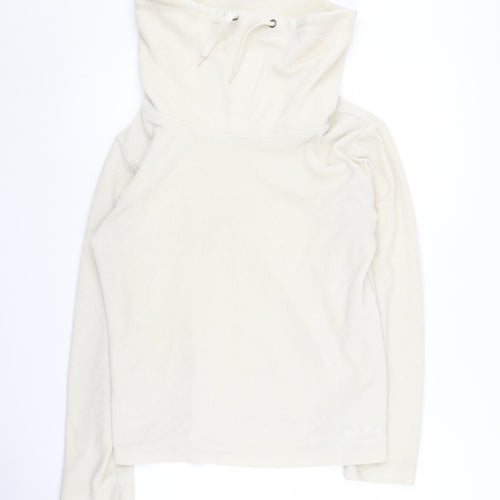Campri Women's Ivory 8 Hoodie with Drawstring