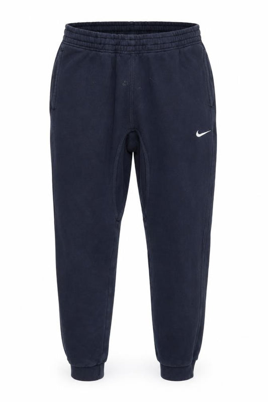 Front view of Nike Men's Blue Joggers L Size Activewear Trousers