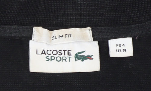 Lacoste Men's Black Slim Fit Polo Shirt M
