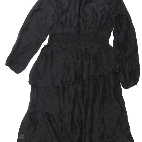 Grace Karin Black Long Sleeve Dress XL Women