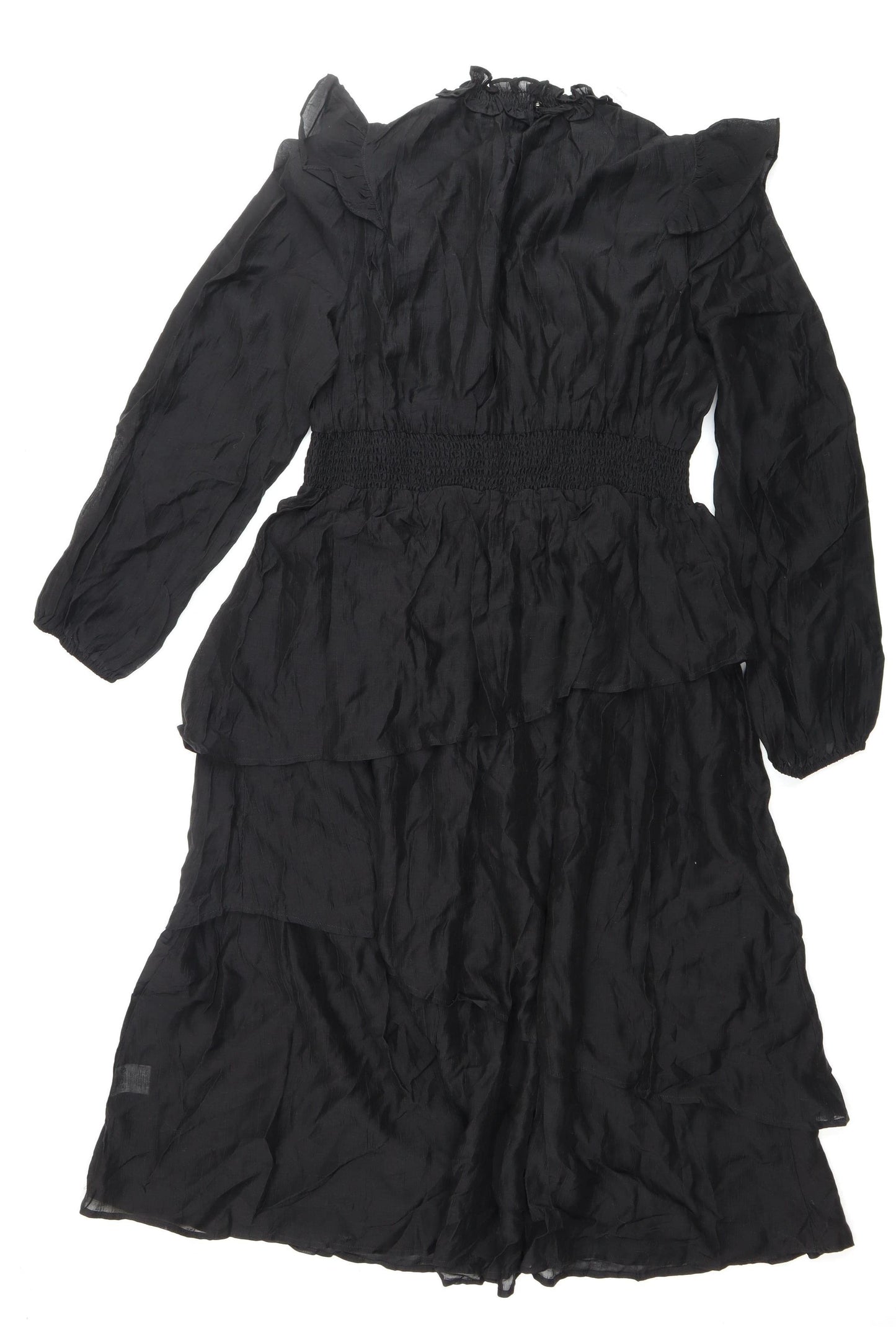 Grace Karin Black Long Sleeve Dress XL Women