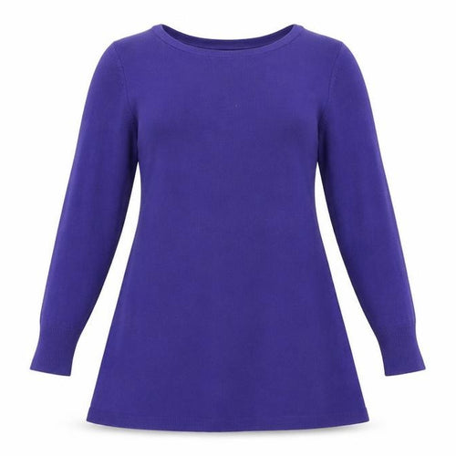 Marks and Spencer Women's Purple A-Line Dress - Size 12