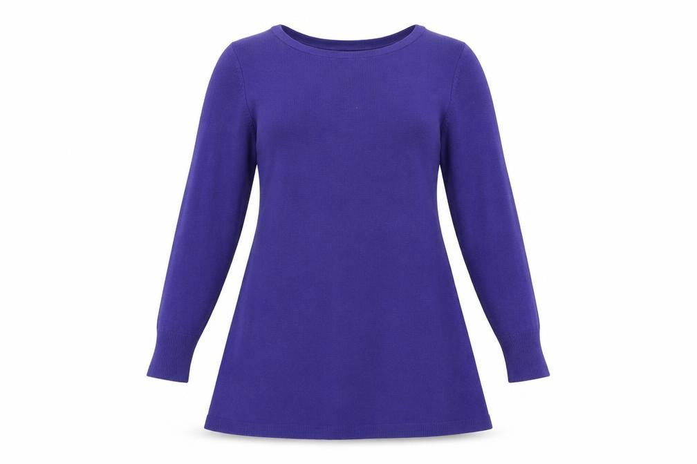 Marks and Spencer Women's Purple A-Line Dress - Size 12
